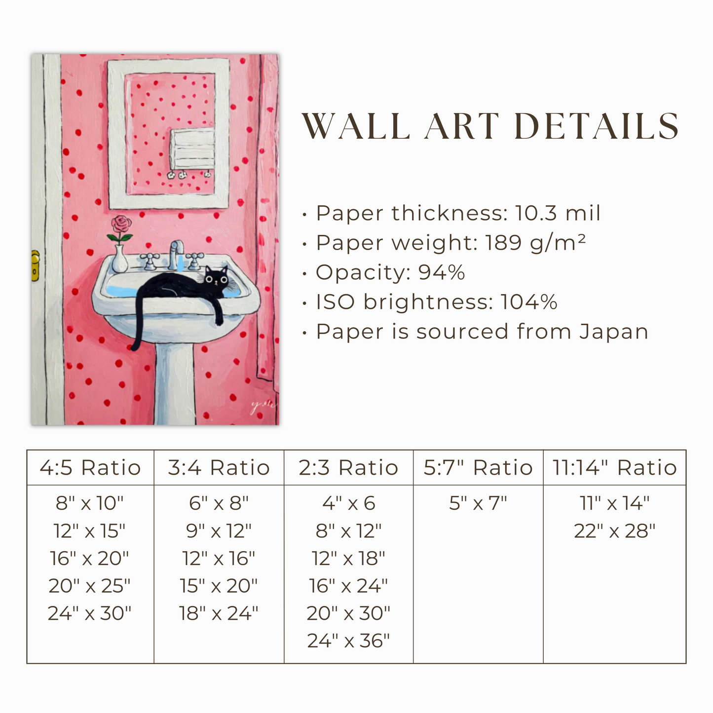 Wash Your Paws Green Cat Bathroom Print Kawaii Wall Art for Kids Washroom Poster